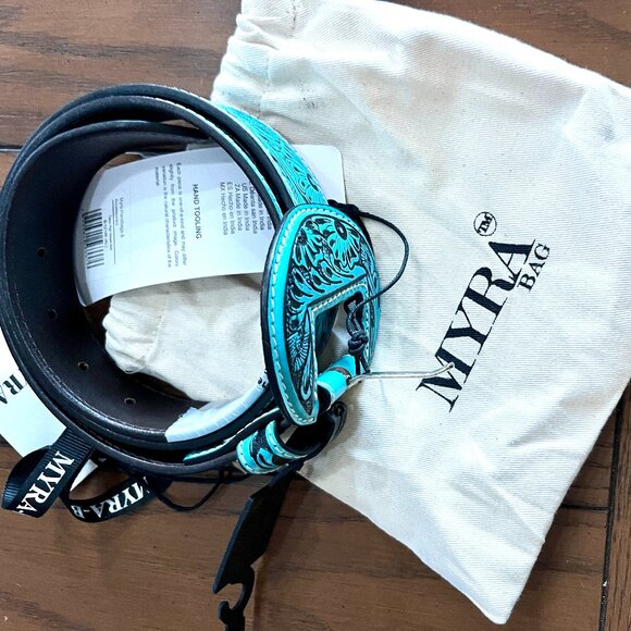 Myra Talon High Desert Women's Belt In Turquoise - Picture 2 of 5